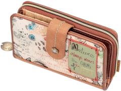 Anekke Amazonia Butterfly Portemonnaie grün braun herausnehmbares Etui