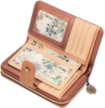 Anekke Amazonia Butterfly Portemonnaie grün braun herausnehmbares Etui