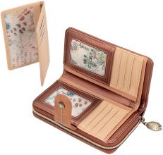 Anekke Amazonia Butterfly Portemonnaie grün braun herausnehmbares Etui