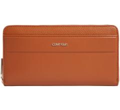 Damen Zipbörse long Calvin Klein Daily Dressed Cognac