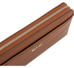 Damen Zipbörse long Calvin Klein Daily Dressed Cognac