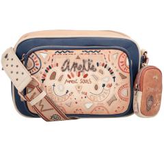 Schultertasche Anekke Menire Tribe Blau Cutouts