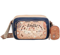 Schultertasche Anekke Menire Tribe Blau Cutouts