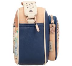 Schultertasche Anekke Menire Tribe Blau Cutouts