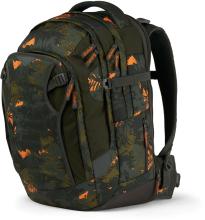 Schulrucksack Satch match Jurassic Jungle dunkelgrün verstellbar