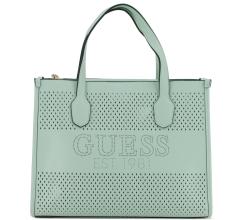 Katey Perf Guess Damen Tragetasche Mintgrün Lasercut