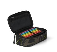 Schüttelpennal Satch Pencil Box Nordic Coral nachhaltig Koralle Geodreieck