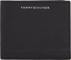 Trifold Herrenbörse Tommy Hilfiger Schwarz Leder