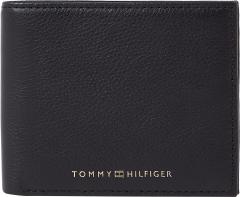 Herrenbörse schwarz Leder Tommy Hilfiger Mini Wallet