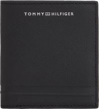 Brieftasche Herren hochformat Tommy Hilfiger Trifold Schwarz