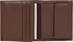 Haselnussbraun Geldbörse Männer hochformat Tommy Hilfiger Premium