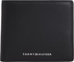 Hilfiger Geldbörse Männer Modern Leder CC Flap & Coin Schwarz