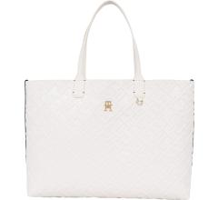 Shopper Tommy Hilfiger Weiß Monogramm Iconic Tote