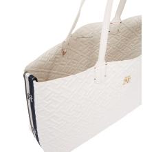 Shopper Tommy Hilfiger Weiß Monogramm Iconic Tote