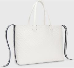 Shopper Tommy Hilfiger Weiß Monogramm Iconic Tote