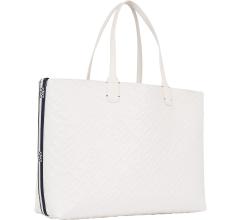 Shopper Tommy Hilfiger Weiß Monogramm Iconic Tote
