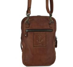 Smartphonetasche braun Leder Fransen Harbour 2nd Brigitte Cognac