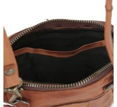Smartphonetasche braun Leder Fransen Harbour 2nd Brigitte Cognac