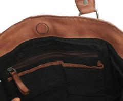 Flechttasche Tote Bag schwarz Harbour 2nd Dilara Leder Ash