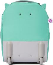 Affenzahn Eluise Eule türkis pink Kindertrolley 2-Rad