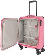 Kabinenkoffer pink Travelite Boja 4-Rad-Trolley S 55cm