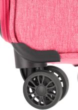 erweiterbarer Reisekoffer Pink Travelite Boja 4w Trolley M 67cm