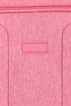 erweiterbarer Reisekoffer Pink Travelite Boja 4w Trolley M 67cm