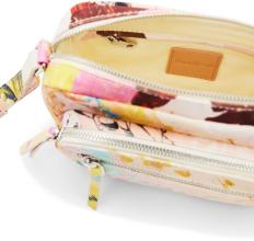 Desigual Crossovertasche Cambridge Mini Manchas bunter Print Crudo