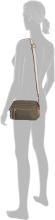 Damentasche Casual Bari Camel Active Khaki Cognac Nylon