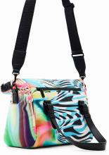 Henkeltasche knallbunt Desigual Loverty recycled Hawaiian Geosurf