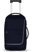 Jugendkoffer Satch Travel Flow S 54cm Pure Navy Lederdetails dunkelblau