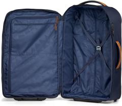 2-Rad-Trolley Satch Travel Flow M 65cm dunkelblau Lederdetails Pure Navy