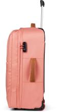 Pure Coral Satch Travel Flow M 65cm Schülerkoffer Lederapplikationen