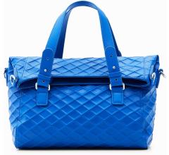 strukturierte Kurzgrifftasche Azul Klein Blau Desigual Blogy Loverty