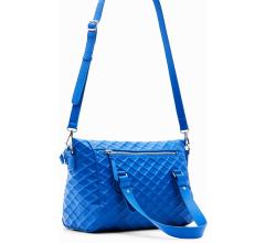 strukturierte Kurzgrifftasche Azul Klein Blau Desigual Blogy Loverty
