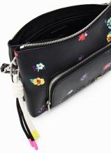 Crossovertasche Streublumen schwarz bunt Desigual Fresia Dortmund 