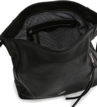 L.Credi Jana schwarz vegane Hobo Tasche Lederoptik