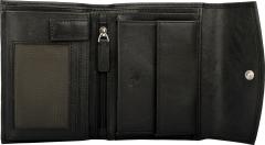 Leisel Dawina Leder Geldbörse Maitre Unisex Black Datenschutz