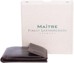 Geldbörse Maitre birkheim Gerfried Billfold sh4f Darkbrown Leder Schutz