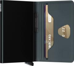 Kreditkartenetui mit Moneyband Bandwallet Black Safe