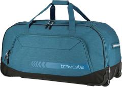 großer Taschentrolley petrolblau Travelite Kick Off XL 77cm