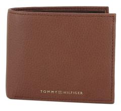 Lederbörse Herren Tommy Hilfiger Premium Leather Flap and Coin Tan Hellbraun