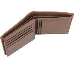 Lederbörse Herren Tommy Hilfiger Premium Leather Flap and Coin Tan Hellbraun