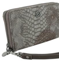 Damenbörse Desigual Criseida Mini Zip Handschlaufe Chocolate