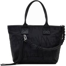 schwarze Henkeltasche Pravia B-Bolis Desigual Negro Ziernähte