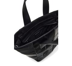 Desigual Kurzgrifftasche Patchworklook schwarz Materialmix Damas Valdivia