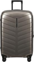 Hartschalenkoffer recycled Samsonite Attrix Spinner M 69cm Dune grau