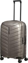 Hartschalenkoffer recycled Samsonite Attrix Spinner M 69cm Dune grau