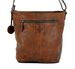 Ledertasche Harbour2nd Olive kleine Swan grün Vintage KLEINE FEHLER