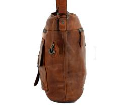 Ledertasche Harbour2nd Olive kleine Swan grün Vintage KLEINE FEHLER